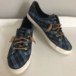 Sperry Topsider seacoast boyfriend plaid Size 10